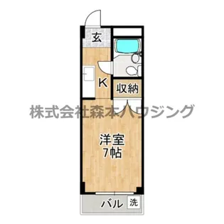 サンハイツ光善寺【 207号室】の間取り