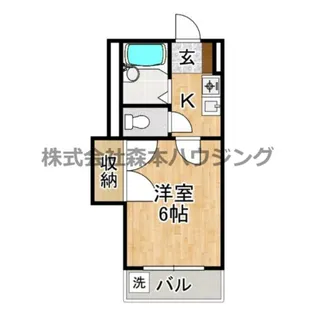 シャルマン河原【 402号室】の間取り