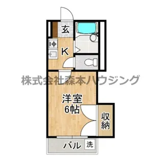 シャルマン河原【 403号室】の間取り