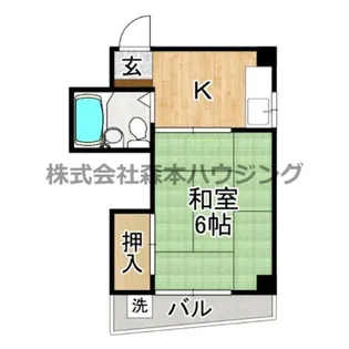 大野パレス【 101号室】の間取り