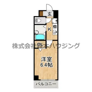 メリックビル【 403号室】の間取り