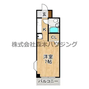 グロースコート香里園【 401号室】の間取り