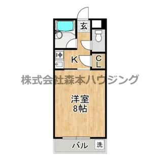 ロータリーマンション萱島西【 513号室】の間取り