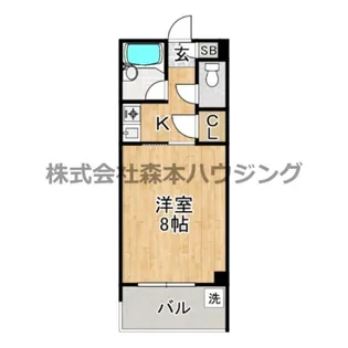 ロータリーマンション萱島西【 111号室】の間取り