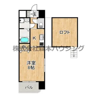ロータリーマンション香里西之町【 905号室】の間取り