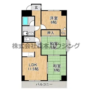 ベルドミール【 501号室】の間取り
