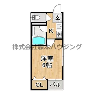 メゾンドアベル【 201号室】の間取り
