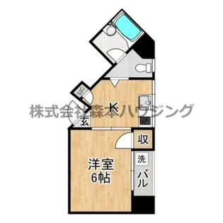 モリビル寺内町【 402号室】の間取り