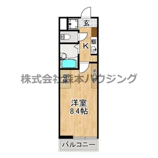 ウェスティン18【 1102号室】の間取り