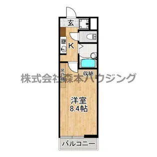 ウェスティン18【 1101号室】の間取り