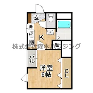 グランビア寺内【 305号室】の間取り