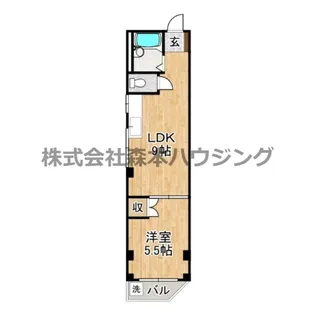 大野マンション【 301号室】の間取り