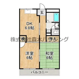 メゾン忍ケ丘【 307号室】の間取り