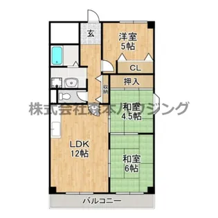コスモスハイツ【 301号室】の間取り