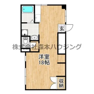 サンクトゥス【 101号室】の間取り