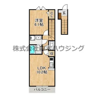 Bentornati【 201号室】の間取り