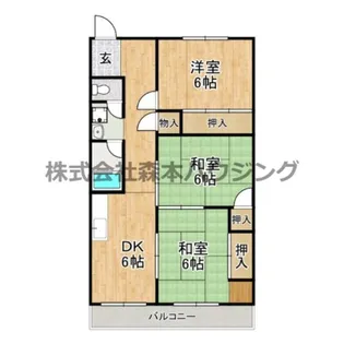 田中マンション【 301号室】の間取り