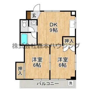 東洋プラザしろきた【 203号室】の間取り