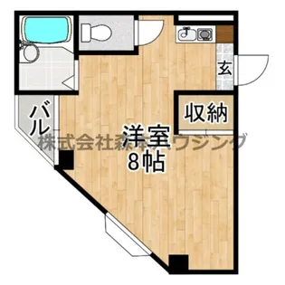 新森ロータリーマンション【 407号室】の間取り