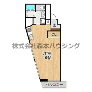 ブランリス古川橋【 503号室】の間取り