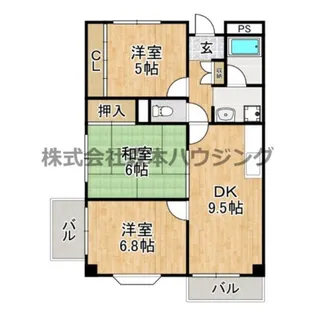 GOTTS門真南【 405号室】の間取り