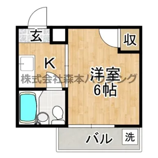 シャルマン南野【 306号室】の間取り