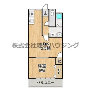 ジュエル壱番館【 202号室】の間取り