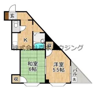 赤井マンション香里【 306号室】の間取り