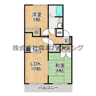 シャトレヴェールA棟【 202号室】の間取り