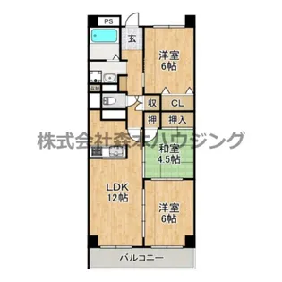 ナウボ・Ⅰ【 102号室】の間取り