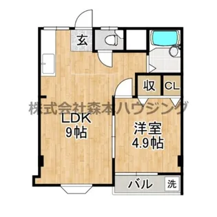 ペントハウス11【 403号室】の間取り