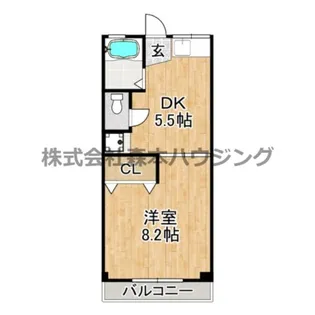 城山ハイツ【 314号室】の間取り