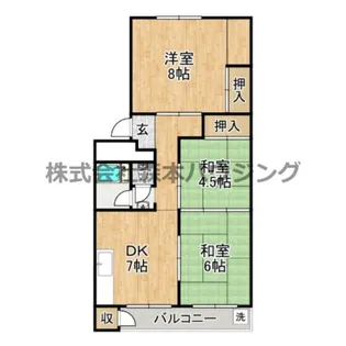 第一岸田マンション【 305号室】の間取り