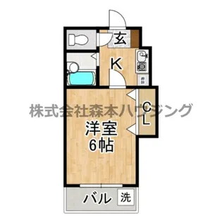 スタジオM【 308号室】の間取り