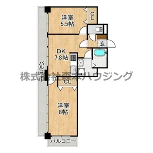 サニーコート【 602号室】の間取り