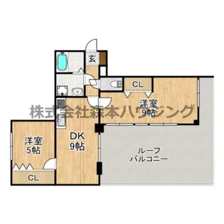 サニーコート【 603号室】の間取り