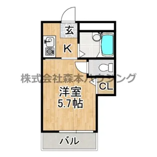 高柳栄ハイツ【 402号室】の間取り