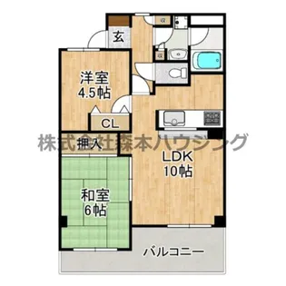 トリ・ビラージュ【 204号室】の間取り