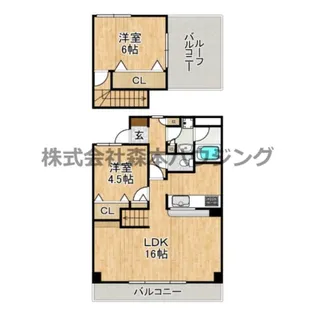 トリ・ビラージュ【 504号室】の間取り