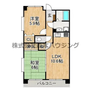 グレイシィーK・Y【 303号室】の間取り