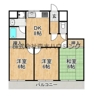 エステート野崎【 205号室】の間取り