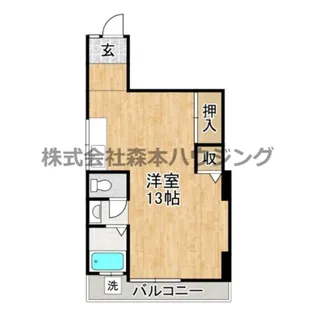 寝屋川コーポラスⅠ【 207号室】の間取り
