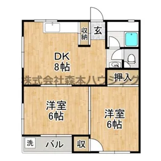 成田グリーンハイツ【 301号室】の間取り