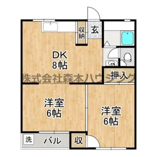 成田グリーンハイツ【 303号室】の間取り