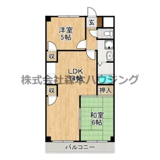 メゾン・ローゼ【 303号室】の間取り