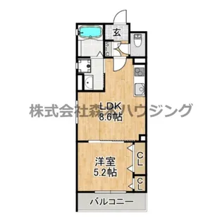 ラモーナ中野本町Ⅰ【 202号室】の間取り