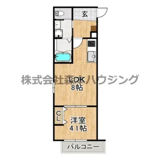 ESCALA四條畷【 103号室】の間取り