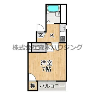 フリーディオ春日町【 404号室】の間取り