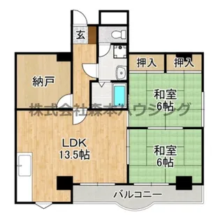 サニーコート【 401号室】の間取り