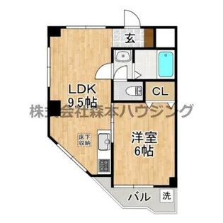 グランドハイツ2番館【 104号室】の間取り